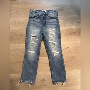 BKE Light Blue Distressed Jeans